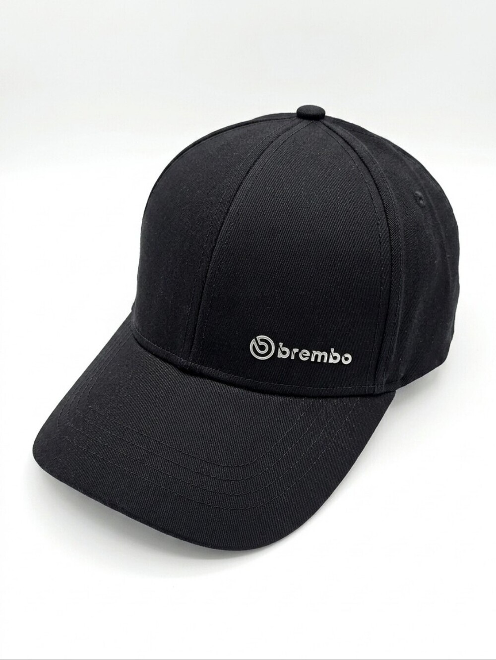 Brembo Brakes Racing Logo Baseball Cap Black Silver